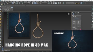 Create rope in 3Ds Max