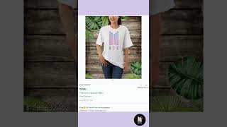 BTS tshirt I found in meesho under 200 | itzz cloudyy |#aesthetic  #viral #bts #btsarmy please sub Resimi