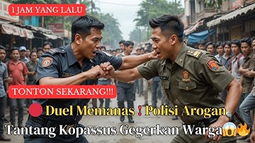 Polisi Arogan Tantang Kopassus! Duel Sengit Gegerkan Warga