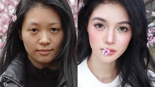 ENG) 新手友好！春日桃花妆容详细教程 Beginner friendly tender Makeup for Spring｜April的草莓啊