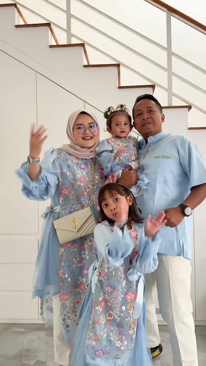 BAJU LEBARAN LEIKA SERBA BIRU, CANTIK GAK? #leika #shorts #viral