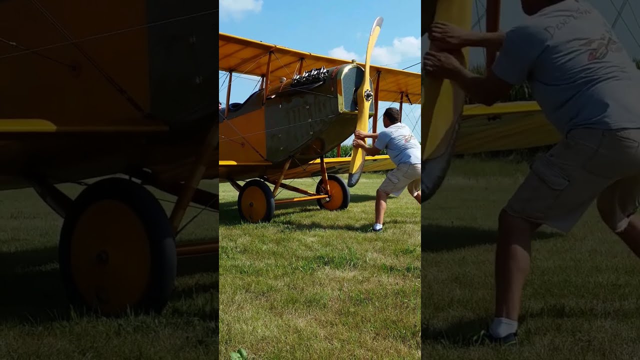 100 YEARS OLD Starting A Curtiss Jenny Aircraft Aviation History Wwi