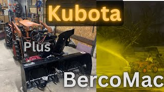BercoMac on a Kubota, First Run!