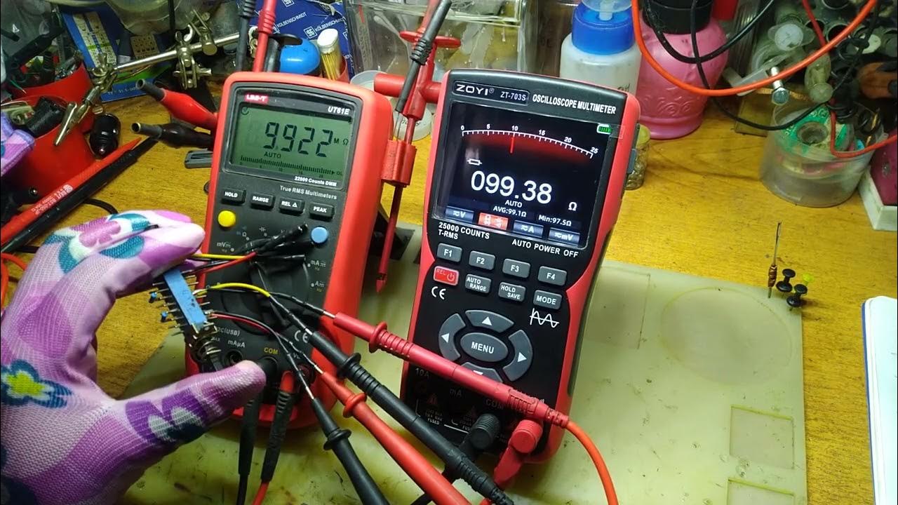 zoyi zt 703s autorange speed test YouTube