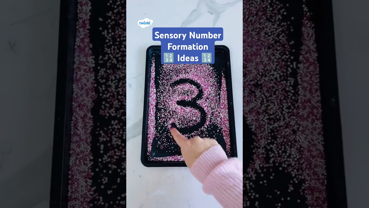 Sensory Number Formation Fun | Creative Learning Activities for Early Years