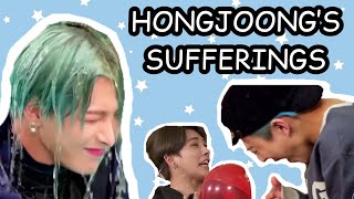 hongjoong’s sufferings is a never ending saga