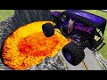 Monster Truck vs Giant Pit Car Crashes & Destruction #6 – BeamNG.Drive