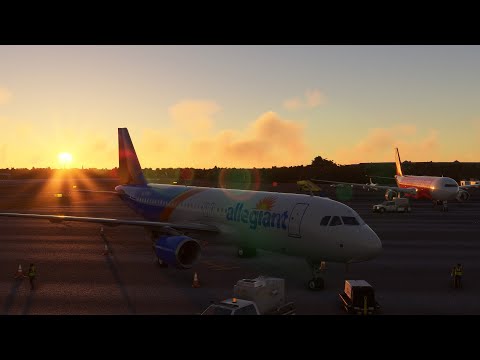 ALLEGIANT AIR KEY WEST INT  TO ORLANDO SANFORD A320 FENIX