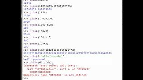 python3 tutorial part 1: print and basic math!