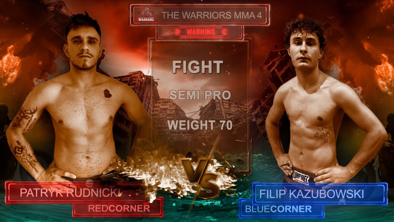 Patrick Rudnicki Patryk Rudnicki vs Filip Kazubowski ( 09.11.2024 ) The Warriors MMA 4 ...