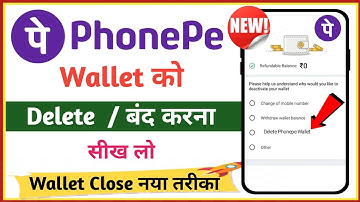 phonepe wallet delete kaise kare | how to close phonepe wallet permanently 2024
