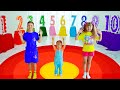 Oliver Diana and Roma play Numbers Challenge