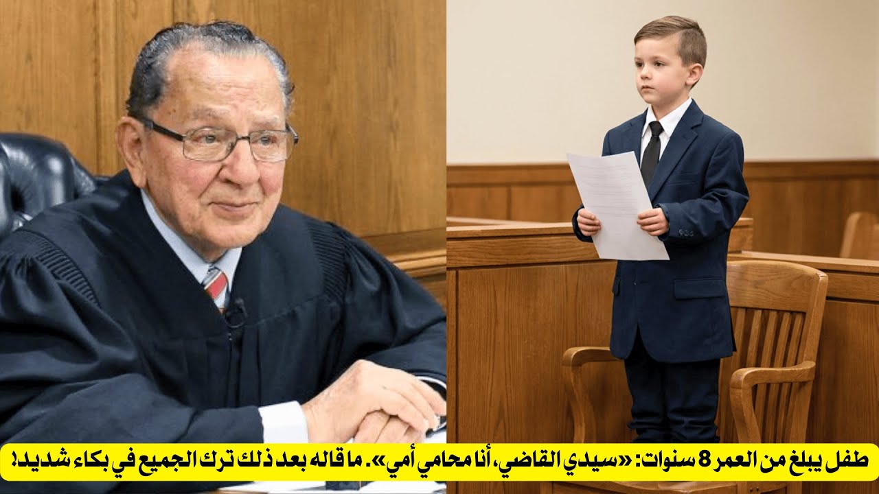 الطفل ذو الثمانية أعوام الذي دافع عن والدته في المحكمة!