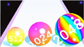 Color Bump Ball 2048 3D Merge Run - Gameplay Walkthrough - Levels 1-30 screenshot 3