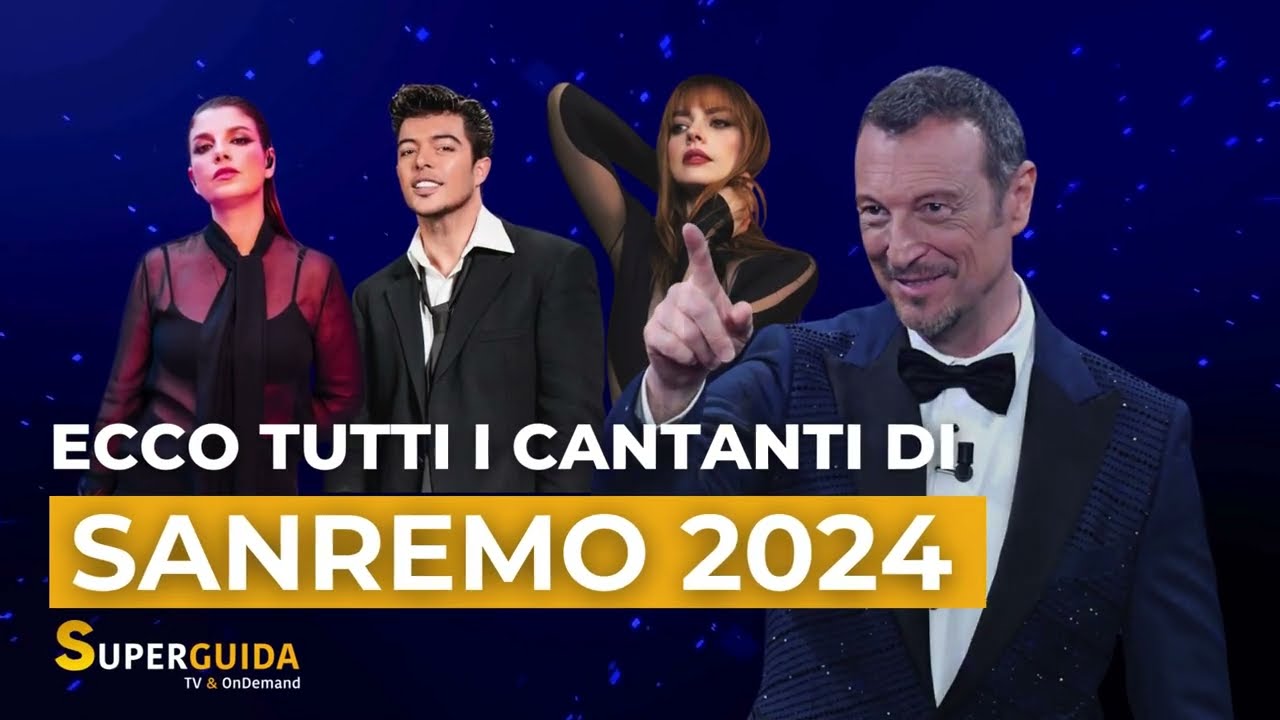 Sanremo 2024 cantanti in gara: l'ultima lista dei big in gara