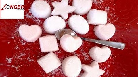 How to Make Cube Sugar|Sugar Cubes? Coffee Sugar Making Machine