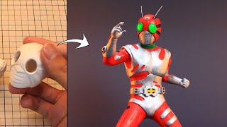 コレクション整理仮面ライダー昭和 平成フィギュアとマシンです!オマケ有り!! 昭和ライダー制作】第10弾 仮面ライダーZXのフィギュアを作って