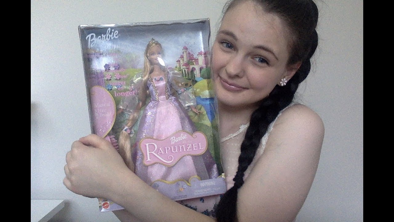 Unboxing Barbie as Rapunzel doll