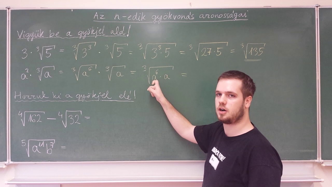 Az n-edik gyökvonás alkalmazása