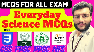 General Science MCQs | Everyday Science MCQs | FPSC PPS CSS NTS MCQs | Everyday Science questions