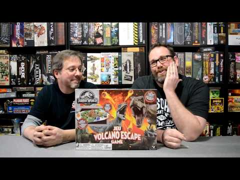 Unboxing of Jurassic World Volcano Escape Game