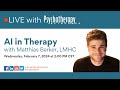 Ai in therapy with matthias barker lmhc