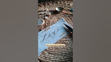 COMMENT DOWN YOUR NAME🎀💖 #shorts #calligraphy #youtubeshorts