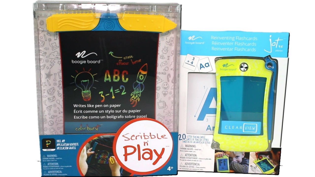 Boogie Board Scribble n' Play and jot 4.5 eWriter Unboxing