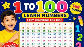 Learn Numbers 1 to 100 for Kids | Easy Counting | Kannada &amp; English #learningnumbers 