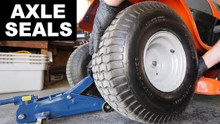 Axle Seal Replacement on a Lawn Tractor