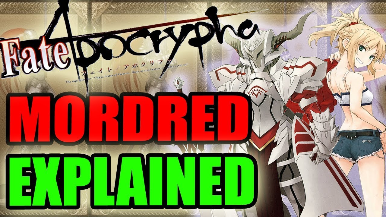 Fate Apocrypha - MORDRED / SABER OF RED EXPLAINED - YouTube