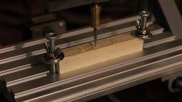 LinkSprite DIY CNC 3 Axis Engraver Machine - Engraving "Days Until" with Easel Software