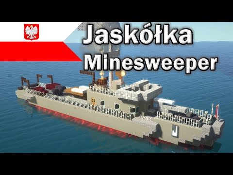 🚢 Minecraft Tutorial: How to Make a Minesweeper (Jaskółka-Class) [Polish Navy]