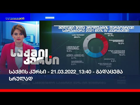 საქმის კურსი - 21.03.2022_13:40 - გადაცემა სრულად