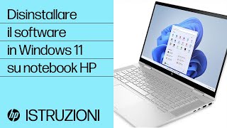 Come Disinstallare Il Software Dai Notebook Hp Con Windows 11 Computer Hp Hp Support