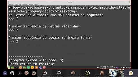Aula LP 037 - Resolução de Exercícios - Strings e Arrays - Parte 06