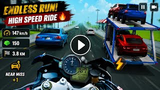 Rush Bike 3D Gameplay 🔥 High Speed Traffic Racing | Crazy Bike Ride screenshot 5