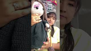 Cuál cabello les gustó más??? #crochet #tejedoras #amigurumi