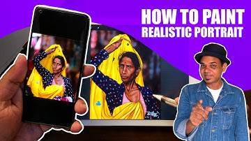 How To Paint Realistic Digital Portrait Art | Procreate Realistic Digital Painting | Avi Vinay