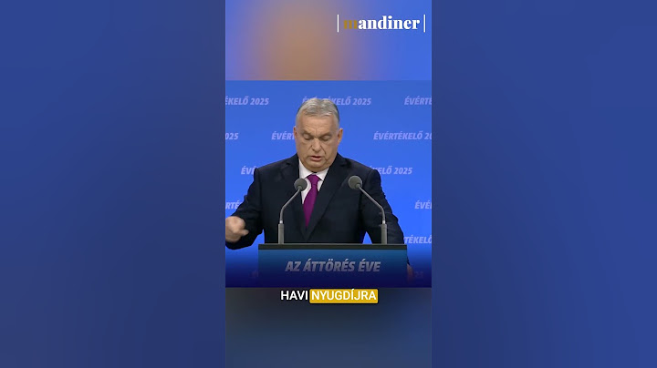 Orbán az évértékelőn bejelentette: megvédi a 13. havi nyugdíjat