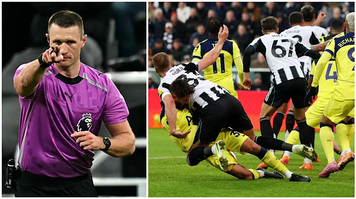 Newcastle given controversial penalty vs Tottenham Bentancur pulling Dan Burn in the box