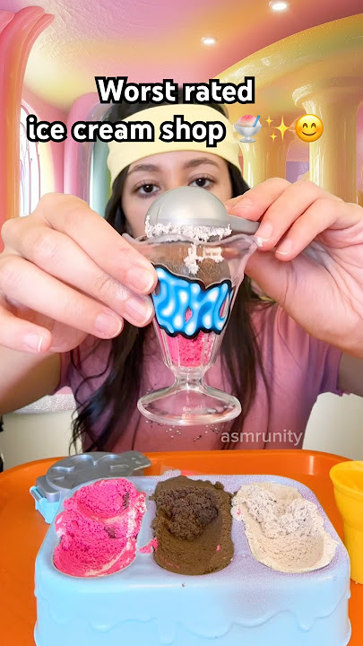 ASMR worst rated ice cream shop 🍧😊✨ #asmr #icecream #roleplay #satisfying #explore #forsleep
