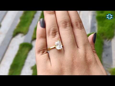2.87-ct-long-cushion-cut-colorless-moissanite-ring-|-solitaire-engagement-ring-|-hidden-halo-ring