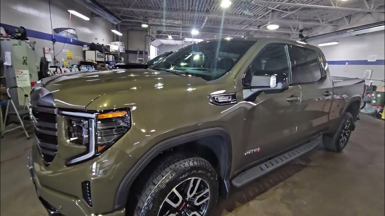 NEW COLOUR FOR 2024 - DEEP BRONZE METALLIC GMC SIERRA AT4 - YouTube