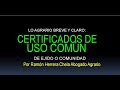 CERTIFICADO DE USO COMÚN todo lo que necesitas saber