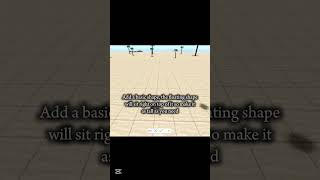 How to make floating basic shapes without Transform Plus in Welcome to Bloxburg  #welcometobloxburg