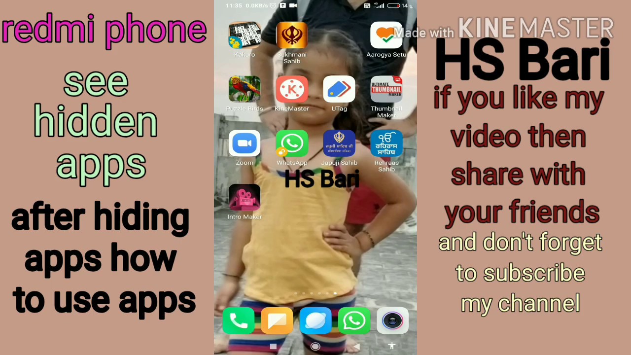 How To Open Hidden Apps In Redmi Mobile Phone YouTube