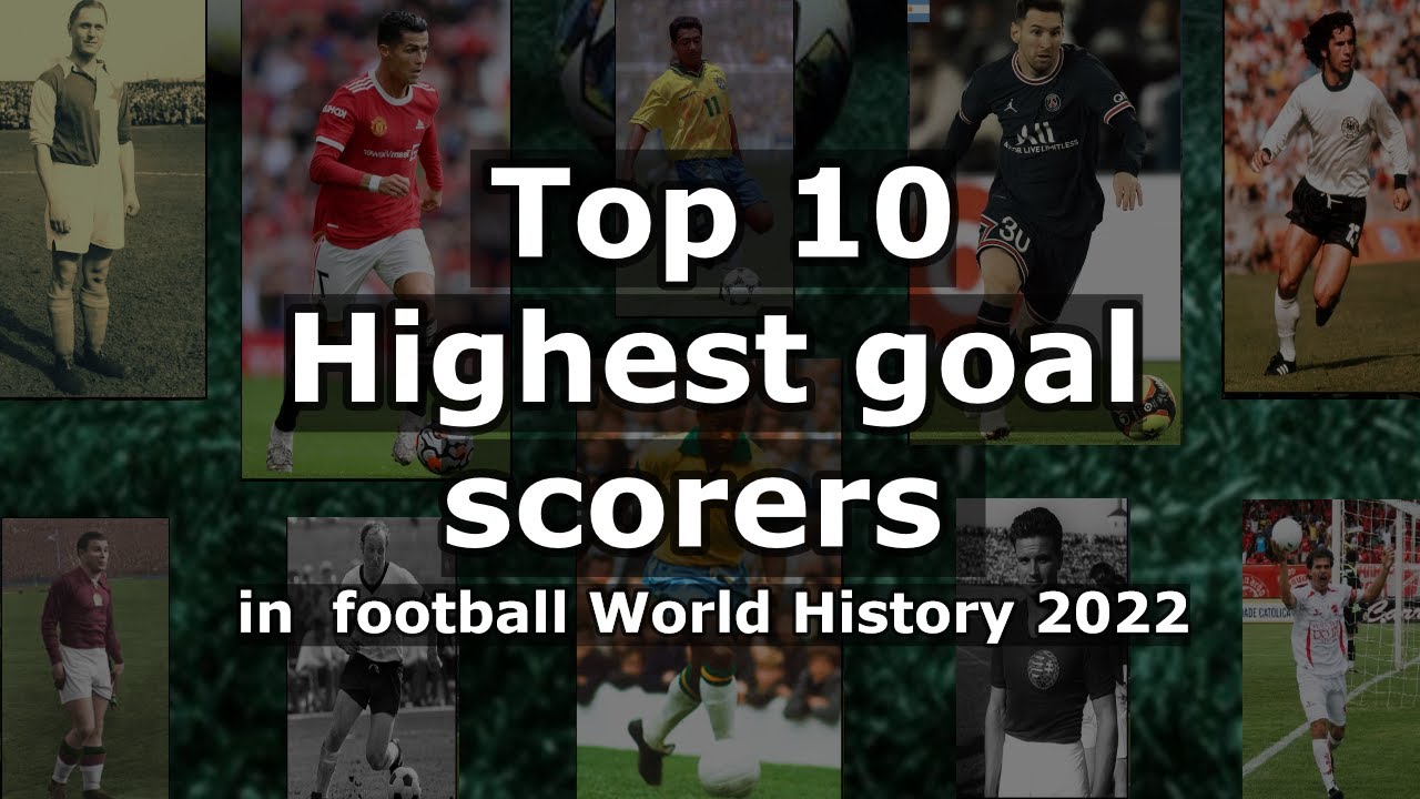 Top 10 highest goal scorers in football World History 2022 Country