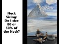 Neck sizing 80 or 50 of the neck