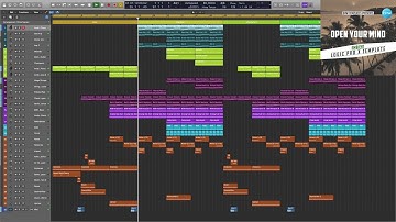 Ambient Logic Pro X Template Open your Mind  #logicprox #logicpro #DAW #musicproduction #apple